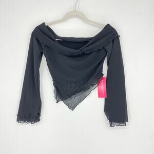 Shein Asymmetrical Crop Top Size Small